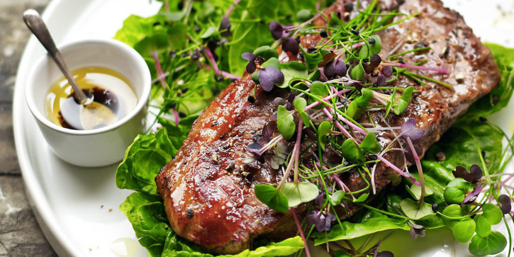 micro-greenery for a restaurant