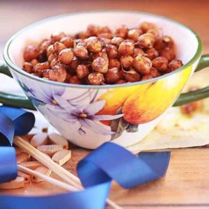 photo nuts from sprouted chickpea seeds