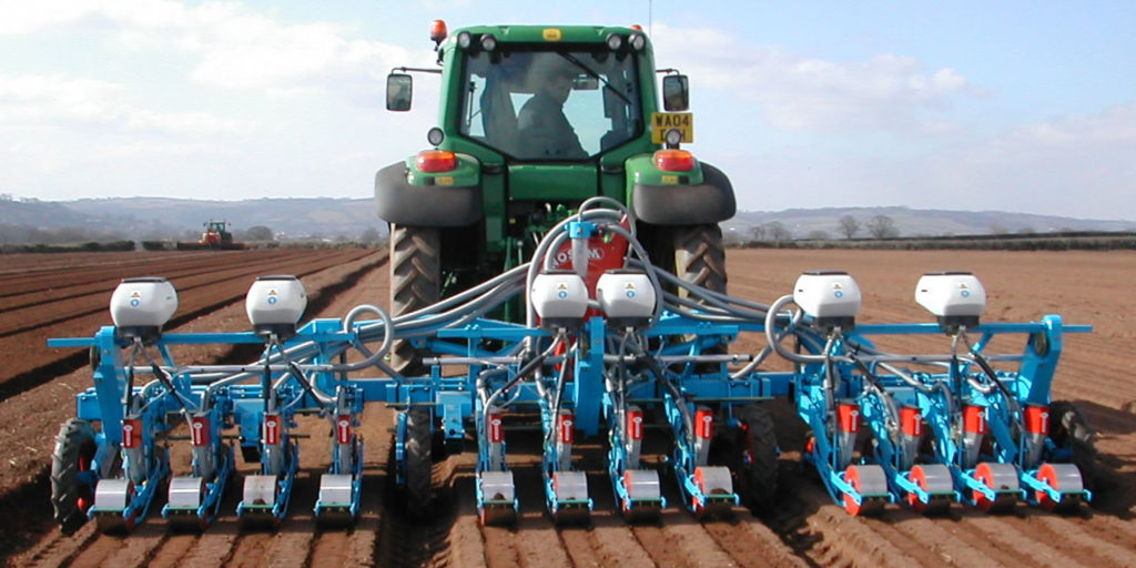 photo formation of ridges for carrots