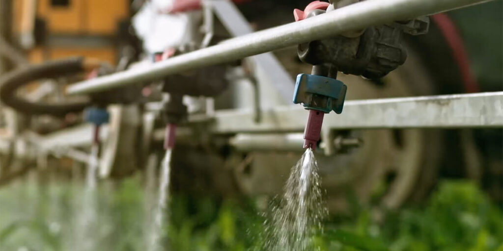 Applying herbicides in the field