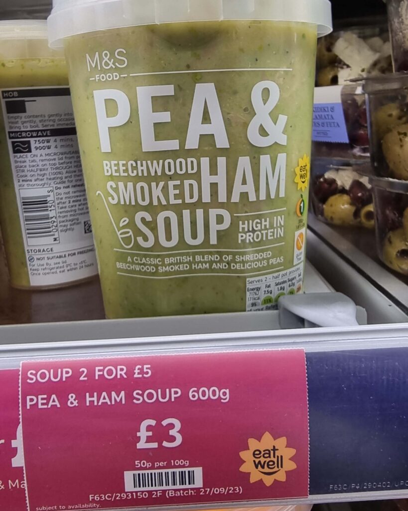 soup with peas