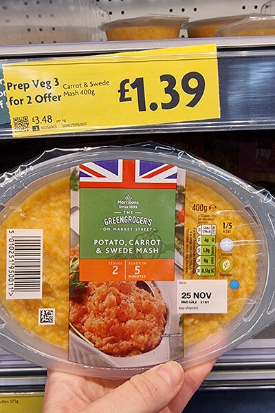 mashed carrots and potatoes