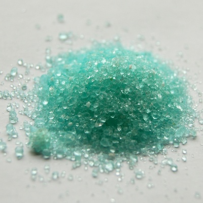 Iron sulfate crystals for agricultural use